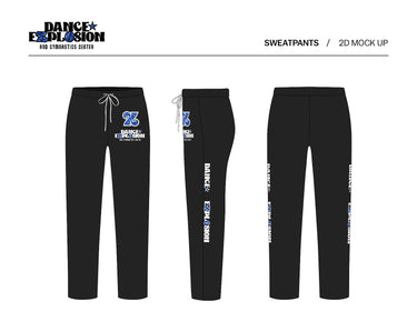 Dance Explosion - Black Sweatpants