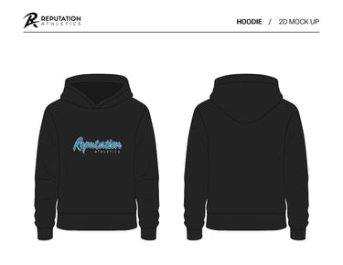 Reputation Athletics Black Hoodie 2