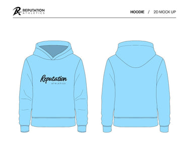 Reputation Athletics Blue Hoodie 2
