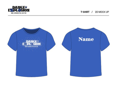 Dance Explosion - Short Sleeve Crystal Shirt (With Names)